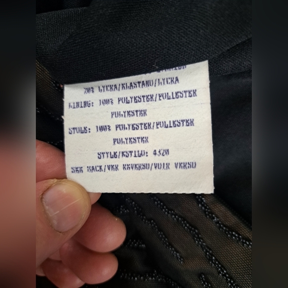 En Francais By Huey Waltzer Beaded Cocktail Black Dress Size 12 - Picture 9 of 14